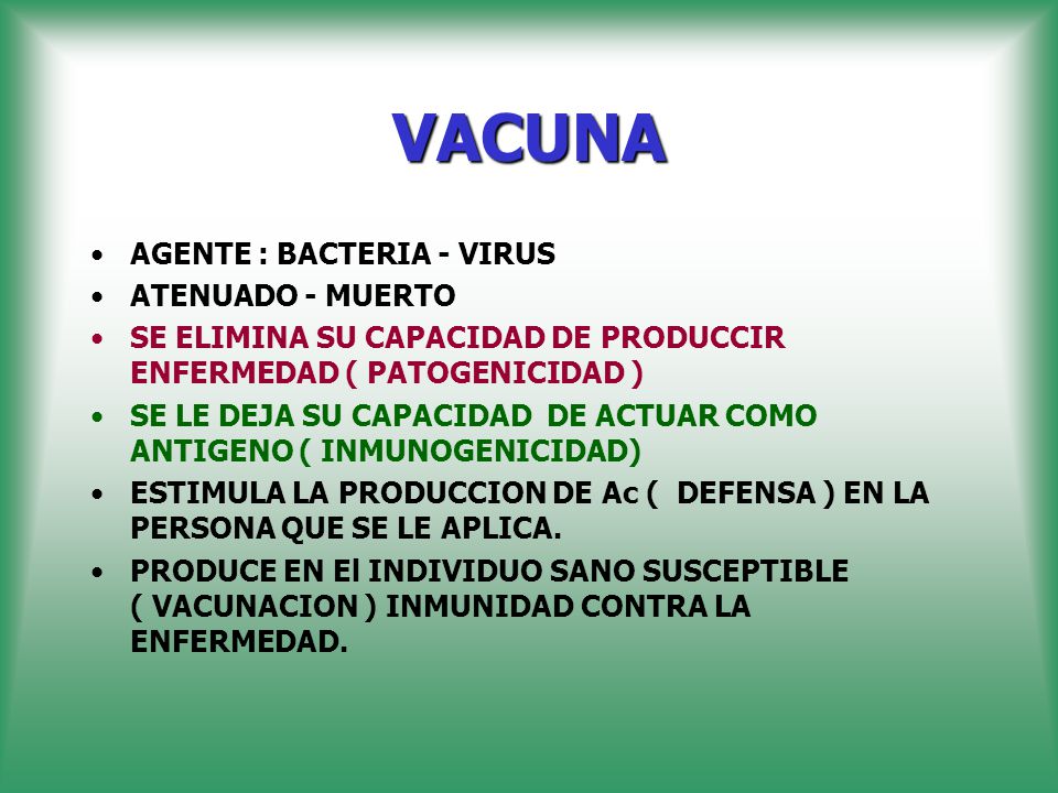 Inmunidad generalidades de vacunas e